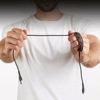 SBS TECABLEMICROC15K USB-A - USB-C kabelis 1,5 m - melns