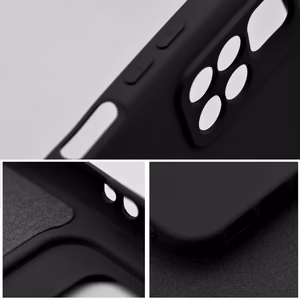 Maciņš Motorola G57 / G57 Power Silicone (krāsa: melna)