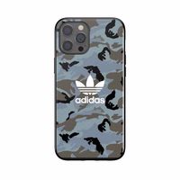 Adidas OR SnapCase Camo viedtālruņa apvalks iPhone 12 Pro Max - zils un melns