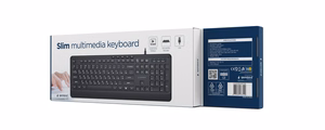 KEYBOARD MULTIMEDIA USB CYRILL/BLACK KB-MCH-05-CYRL GEMBIRD