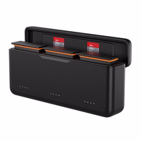 TELESIN trīskanālu lādētājs DJI Action4/3/5pro kamerai