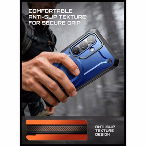 Supcase Unicorn Beetle Pro Mag MagSafe 2 komplektu futrālis Samsung Galaxy S26 - tumši zils un melns