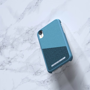 Nordic Elements Saeson Freja vāciņš ierīcei iPhone XR, tumši zilzaļš