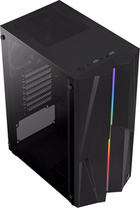 Aerocool Mecha Midi Tower melns datora korpuss