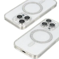 Spīdīgs MagSafe apvalks Samsung Galaxy S23 Ultra caurspīdīgs