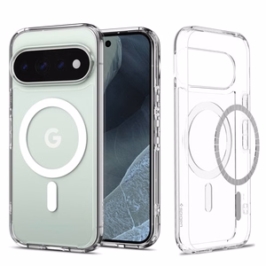 Spigen Ultra Hybrid Mag MagSafe aizsargvāciņš Google Pixel 11 Pro, caurspīdīgs / balts