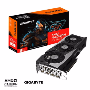 GIGABYTE GAMING Radeon RX 7600 OC 8G AMD 8 GB GDDR6 Videokarte