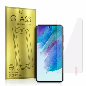 Aizsargstikls zelta krāsas SAMSUNG GALAXY S21 FE