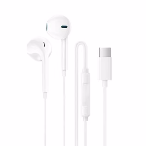 Borofone BM100 Fuente austiņas ar mikrofonu Type-C (DAC), baltas