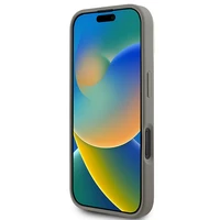 DKNY Rūtainais raksts magnētiskais iPhone 16 viedtālruņa apvalks - bēšs