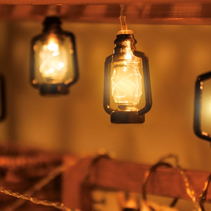 Forever Light солнечная LED гирлянда с фонариками SUNARI FLS-86 30LED 6,5m 600mAh Ni-MH