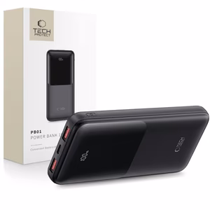 Внешний аккумулятор Tech-Protect PB01 10000mAh 22.5W - чёрный