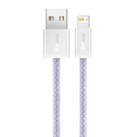USB kabelis Lightning ierīcēm Baseus Dynamic 2 Series, 2.4A, 2m (violets)