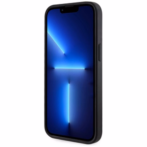 Guess 4G Stripes viedtālruņa apvalks ar Magnētisko maku iPhone 15 - melns