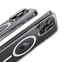 Rock Crystal sērijas magnētiskais viedtālruņa apvalks Iphone 16 Pro Max caurspīdīgs