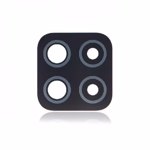 Rear Camera Lens Saderīgs ar Samsung A226 A22 5G / A225 A22 4G Rear Camera Lens / Melns /