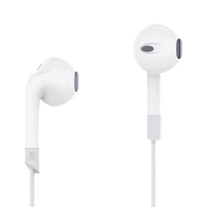 Kruger&Matz C2 USB-C ausīs ievietojamas austiņas ar mikrofonu, baltas