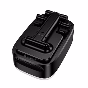 Borofone Portatīvais Bluetooth skaļrunis BR200 Marea 3 in 1 ar turētāju un 1500 mAh barošanas bloku melns