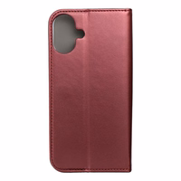 SMART MAGNETO grāmatas apvalks IPHONE 16 Plus bordo