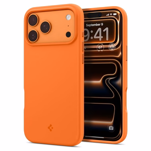 Spigen Silicone Fit Mag MagSafe чехол iPhone 17 Pro Max - оранжевый