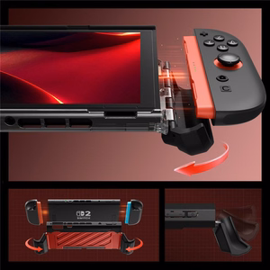 Supcase Unicorn Beetle Pro apvalks Nintendo Switch 2 - sarkans un melns