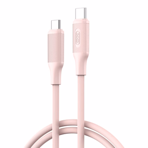 XO kabelis NB-Q265B PD USB-C - USB-C 1,0m 60W, rozā