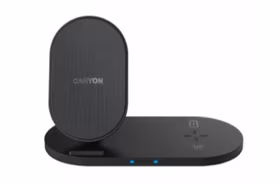 Bezvadu charging station Canyon 3in1 (WS-202) (10W) melns