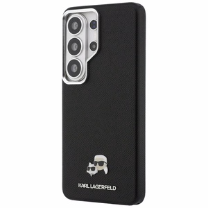 Karl Lagerfeld maciņš Saffiano KC Metal Logo MagSafe Samsung Galaxy S26 Ultra melns