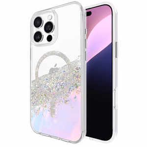 Case-Mate Karat MagSafe vāciņš ierīcei iPhone 16 Pro Max, hologrāfisks Soap Bubble