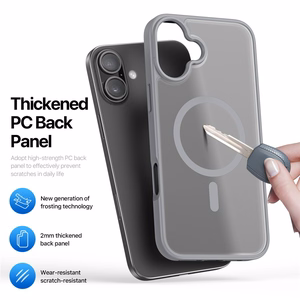 DUX DUCIS viedtālruņa apvalks YIND IPHONE 17 pelēks
