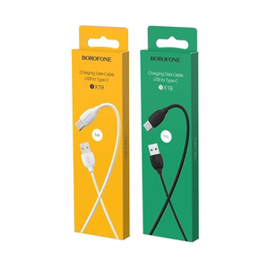 USB kabelis Borofone BX19 no USB-A uz USB-C 1,0 m, balts