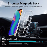 ESR Classic Hybrid Halolock viedtālruņa apvalks iPhone 13 / iPhone 14 ar MagSafe - skaidrs
