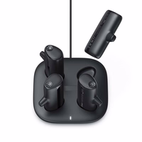 4 Veger W007CK 5000mAh portatīvo lādētāju komplekts (2x Lightning + 2x USB-C) ar uzlādes staciju - melna