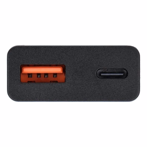 Ceļojumu lādētājs Blue Star Slim GaN 1x Type C + 1x USB A PD QC4.0 3A 25W melns