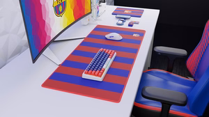 Desk pad FC Barcelona JQR XL blue and red