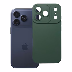 Maciņš iPhone 17 Pro / 18 Pro (zema kameras mala) Matt 2.0 tumši zaļš