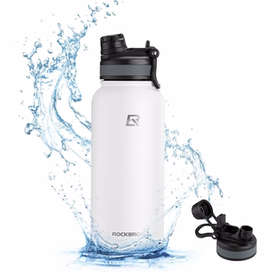 Rockbros 35210029005 termo velosipēda pudele dzērieniem 550 ml - balta