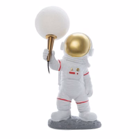 Mēness galda lampa ASTRONAUTS stāvošs Art Deco (modelis 1) AMTL