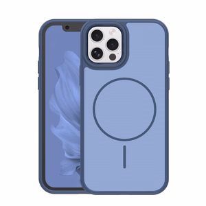 Frame Thin Mag чехол для iPhone 12 12 Pro 6,1" тёмно-синий