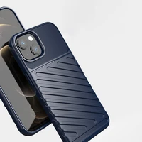 Thunder apvalks elastīgs izturīgs robusts pārsegs TPU apvalks iPhone 13 mini zils