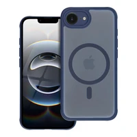 FULL MATTE MAG COVER viedtālruņa apvalks, saderīgs ar MagSafe, paredzēts IPHONE 16 Pro Max, zils