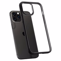 Spigen Ultra Hybrid apvalks viedtālrunim iPhone 12 / 12 Pro - Matēts melns
