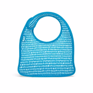 Набор неопреновых нагрудников BUILT Mess Mate для малышей, 2 шт., Dribble Dots Blue