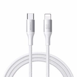 Joyroom S-A28 USB-C – Lightning kabelis 30W, 2 m, balts