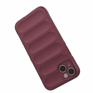 Magic Shield Case viedtālruņa apvalks iPhone 14 Plus elastīgs bruņots apvalks bordo
