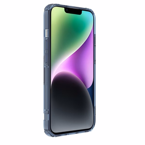 Nillkin Nature Pro viedtālruņa apvalks iPhone 14 Plus, bruņu vāciņš, zils