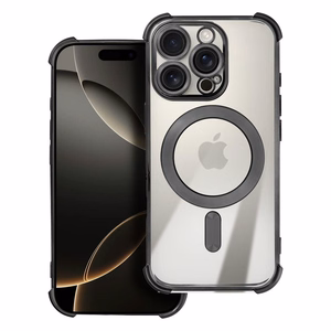 Case for iPhone 17 AIR Antishock Electro compatible with MagSafe black