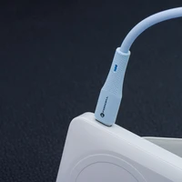 Kabelis FORCELL F-ENERGY C341 USB A uz Micro USB QC3.0 2,4A 18W Silikons 1 m zils (m)