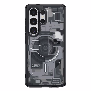 Spigen Ultra Hybrid Mag MagSafe Maciņš for Samsung Galaxy S26 Ultra Zero One - Clear melns