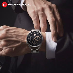 Strap to Samsung Galaxy Watch Forcell F-Design FS06 steel clasp 22 mm silver